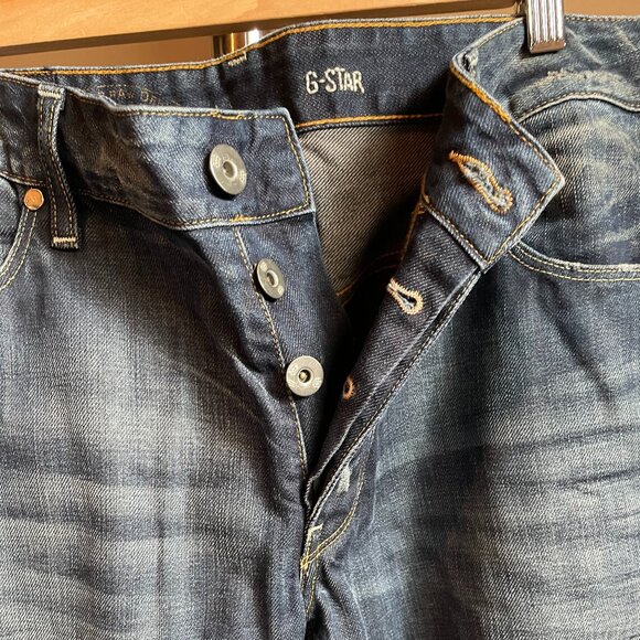 G Star Raw Men's Jeans.  Size:  33 x 34. Button up fly. - Picture 11 of 12